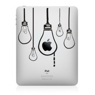 Hangende Lampen iPad Sticker